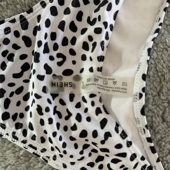 Shein Cow Print Bikini Size L - Picture 4 of 6